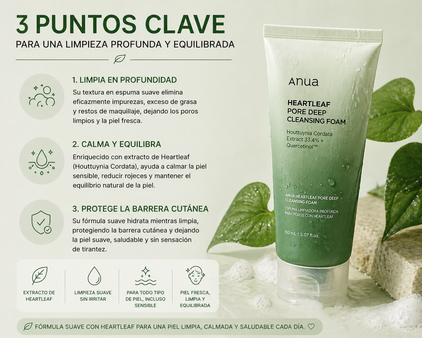 Anua Heartleaf Pore Deep Cleansing Foam