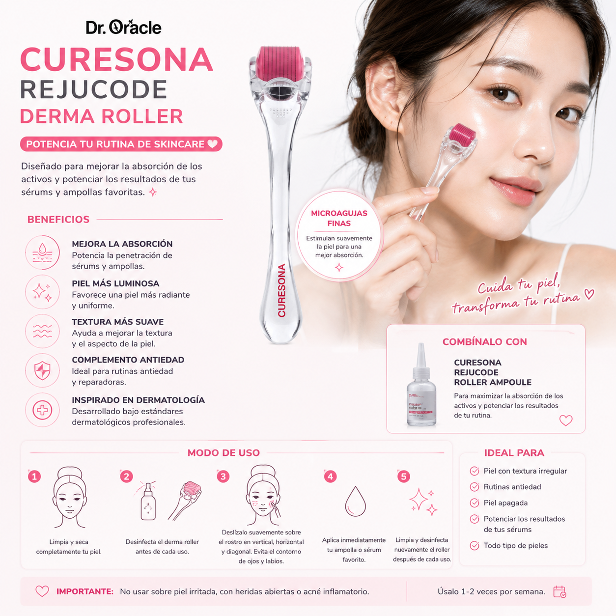 Dr. Oracle Curesona Rejucode Derma Roller