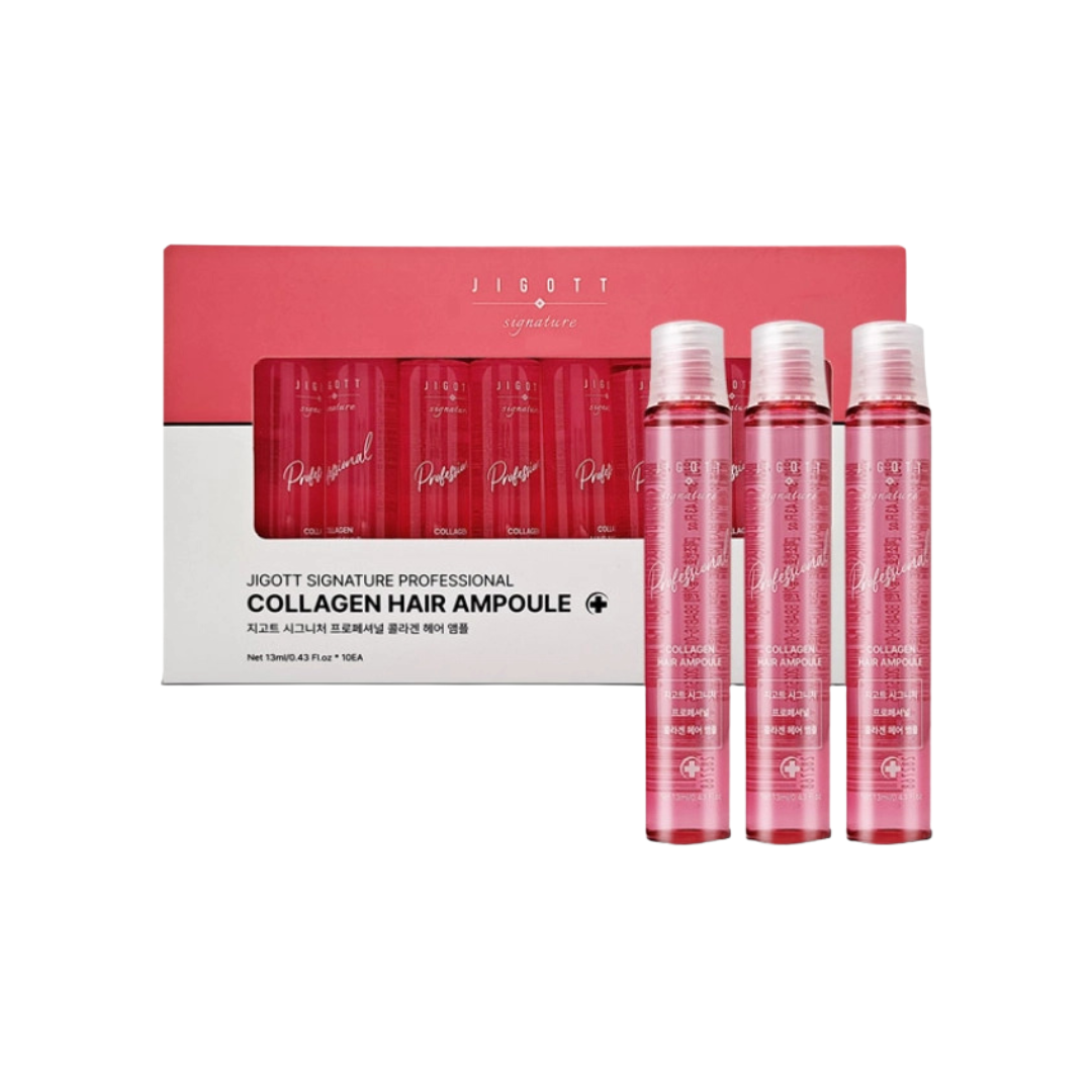 Jigott - Signature Professional Collagen Hair Ampoule, 13ml x 10ea