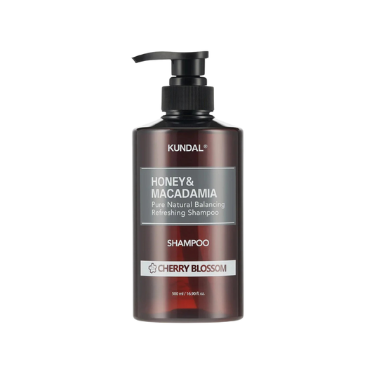 KUNDAL – Honey & Macadamia Nature Shampoo, Cherry Blossom, 500ml