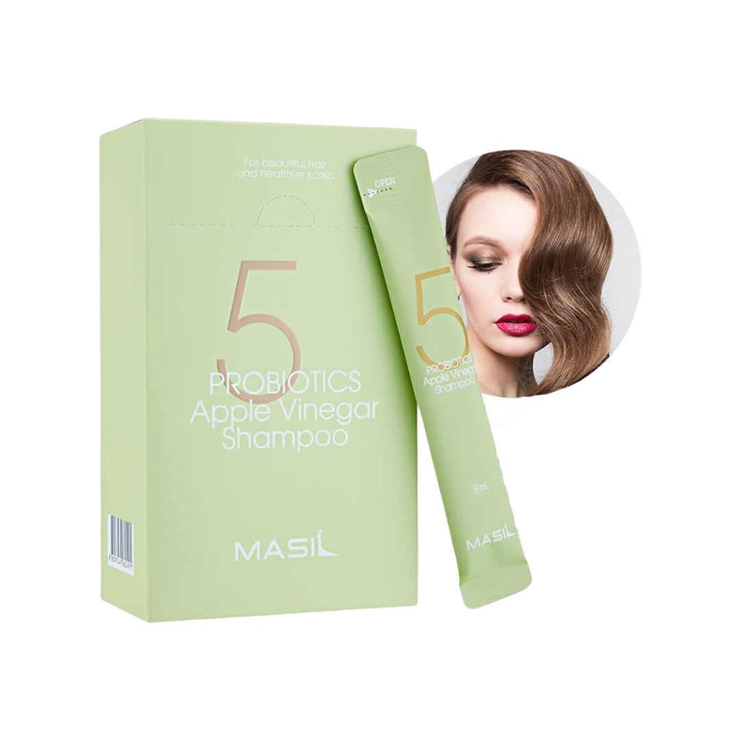 Masil - 5 Probiotics Shampoo with Apple Cider Vinegar, 20pcs x 8ml