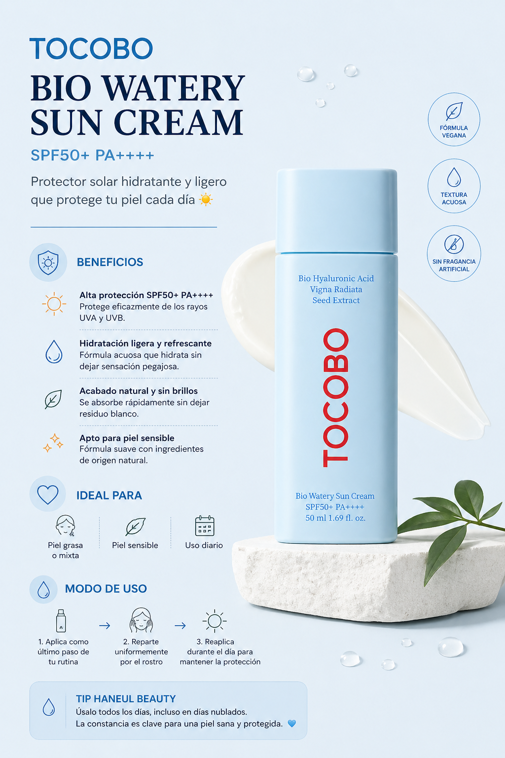 Tocobo Bio Watery Sun Cream SPF50+