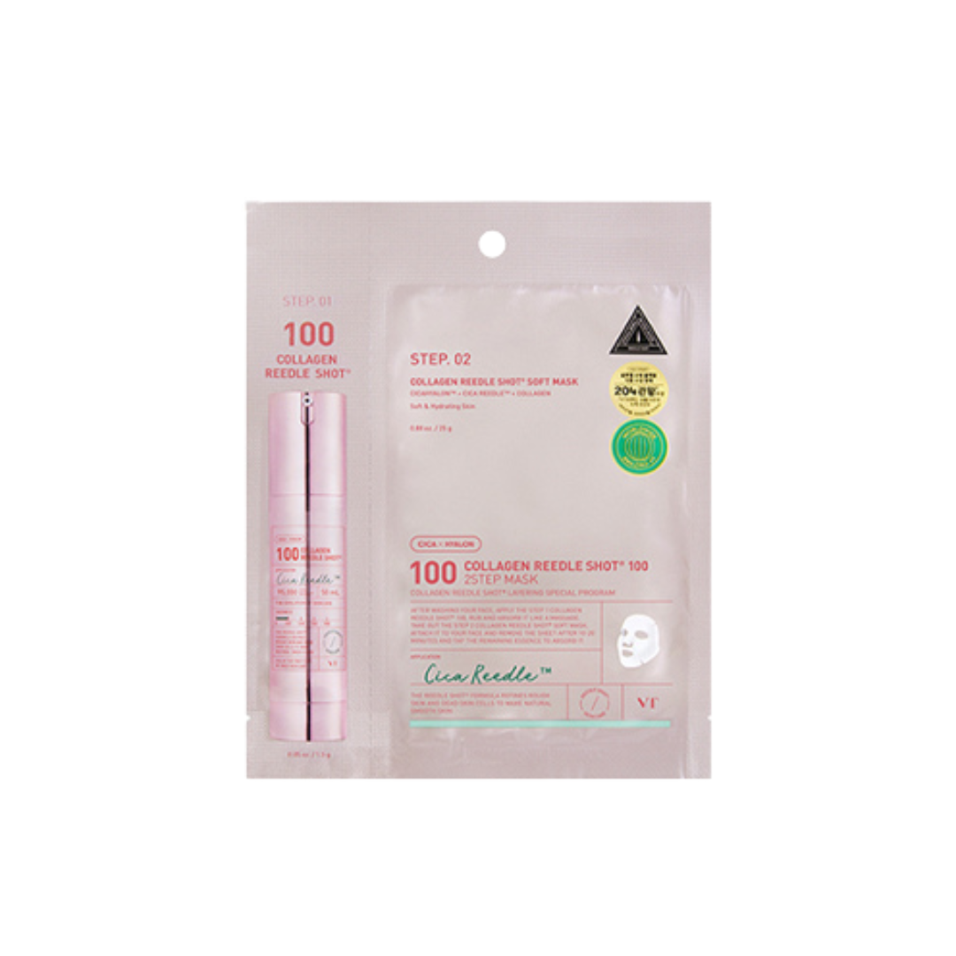 VT Cosmetics - Collagen Reedle Shot 100 2 Step Mask 26.5g